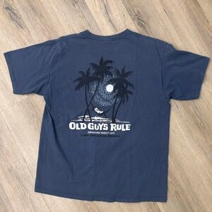 Men's Blue Graphic T-Shirt